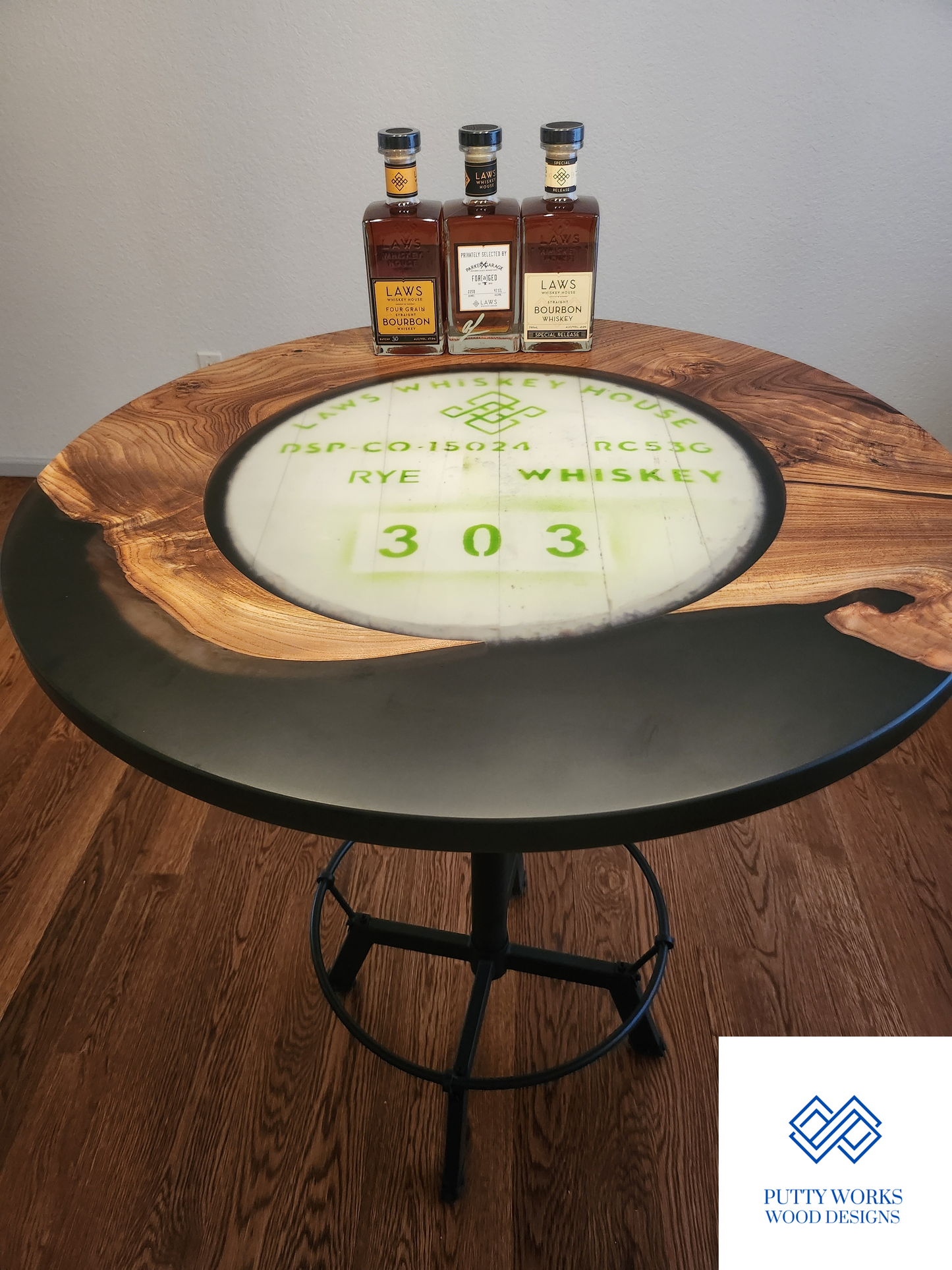 One of a Kind Whiskey Table